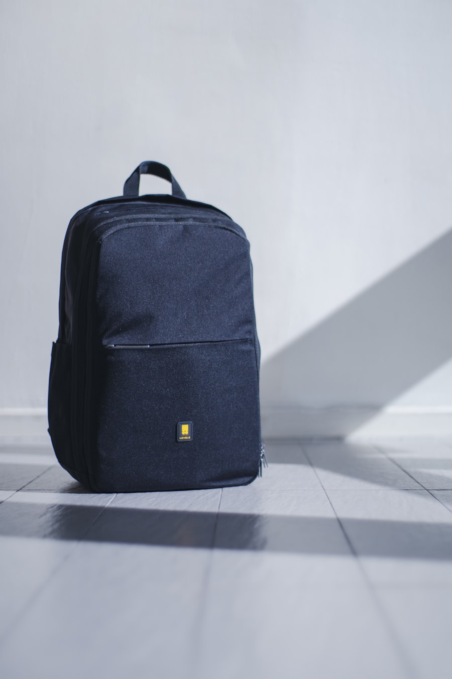 Leather Briefcase — Tan