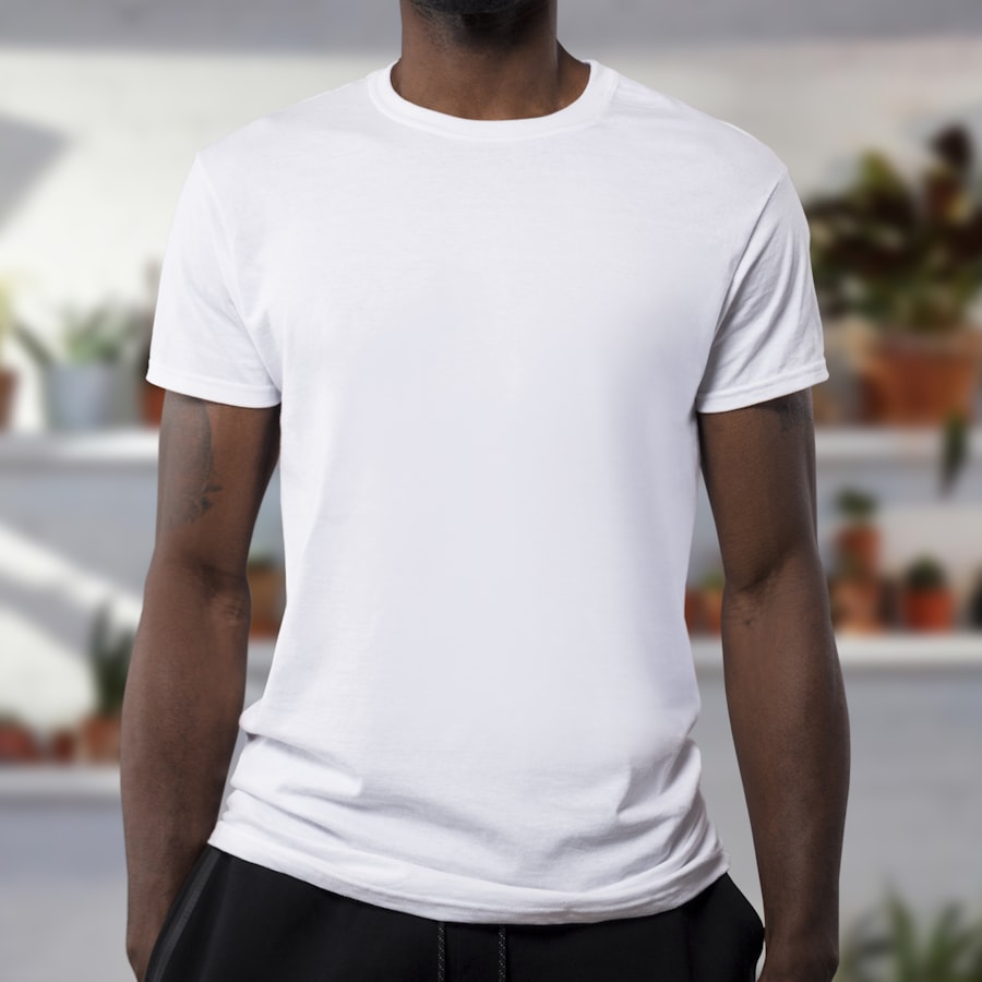 Premium Cotton Crew Tee — Black